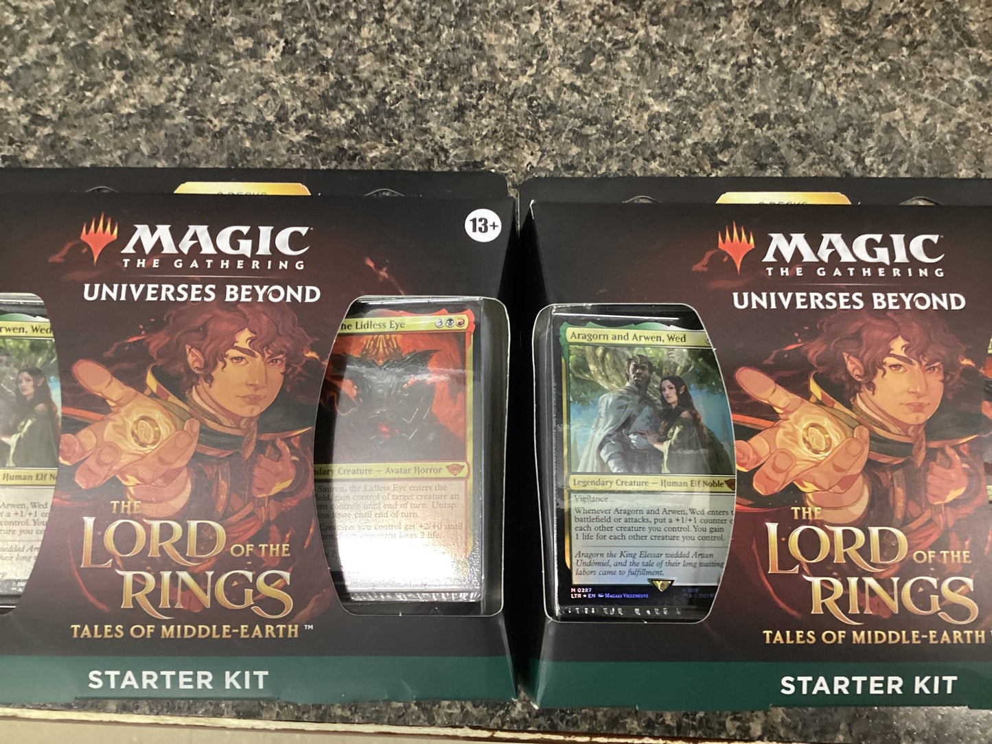MTG Universes Beyond LOTR Starter kits