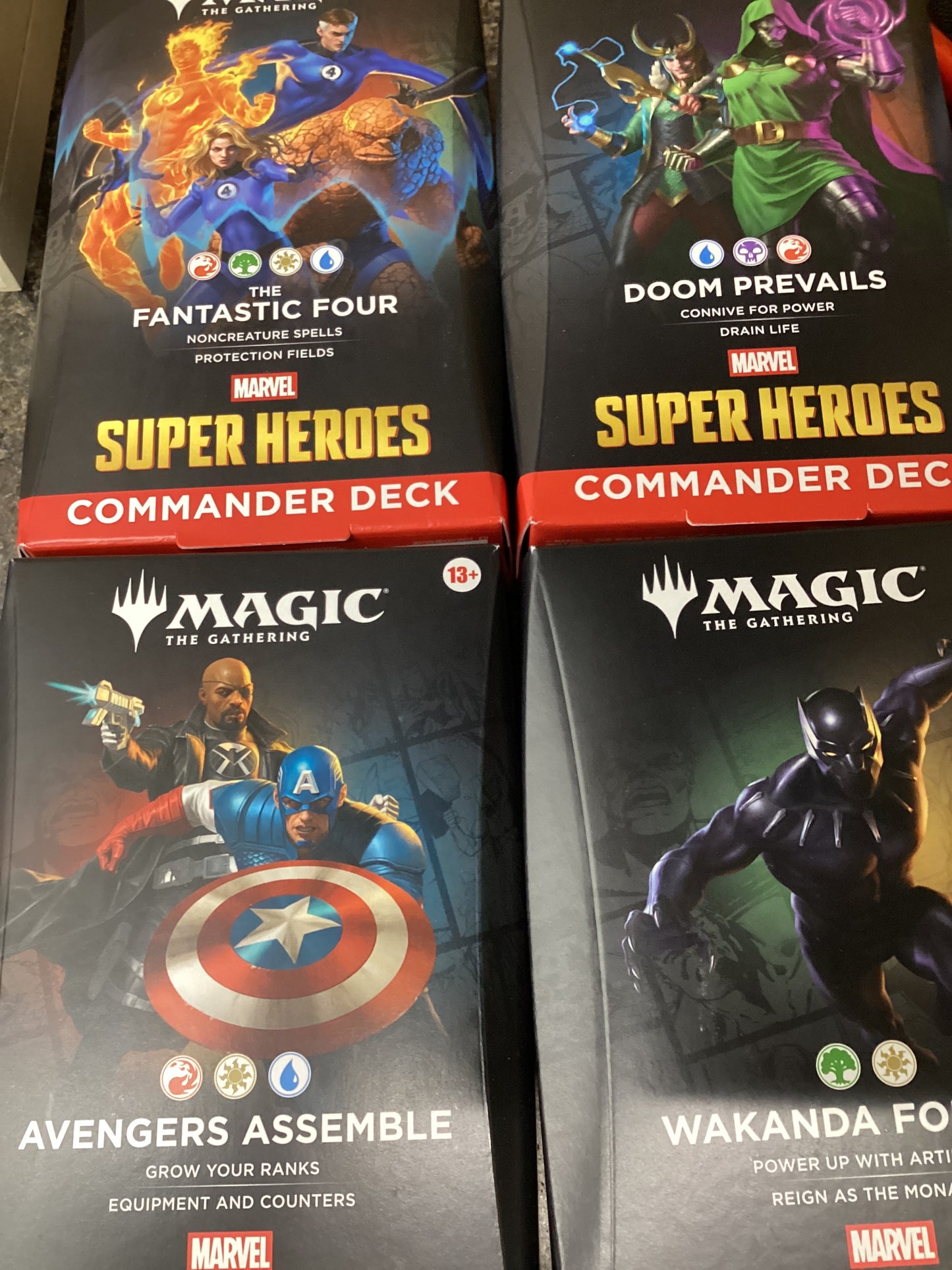 Marvel Superheroes Commander Deck