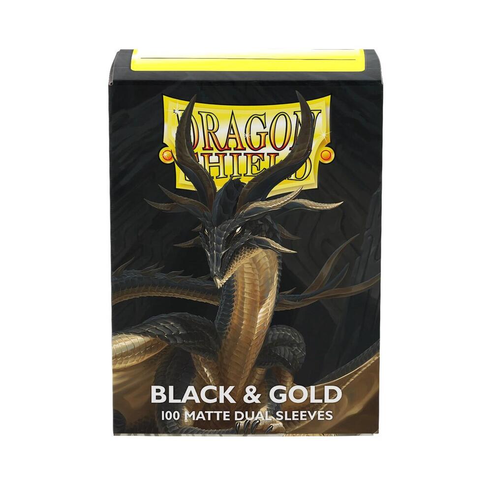 Matte Dual Black and Gold 100ct - Dragonshield