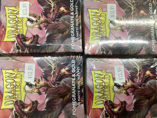 Dragonshield Dual Pomegranate & Gold