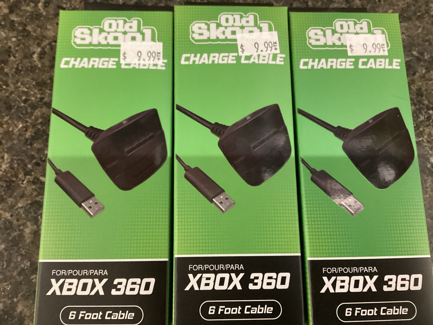 Oldskool Xbox 360 Controller Charge Cable