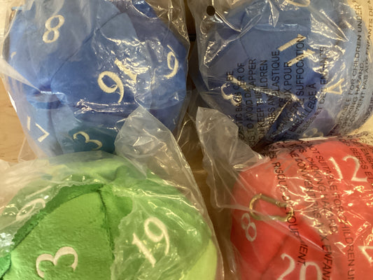 D20 55mm Big Dice Blue