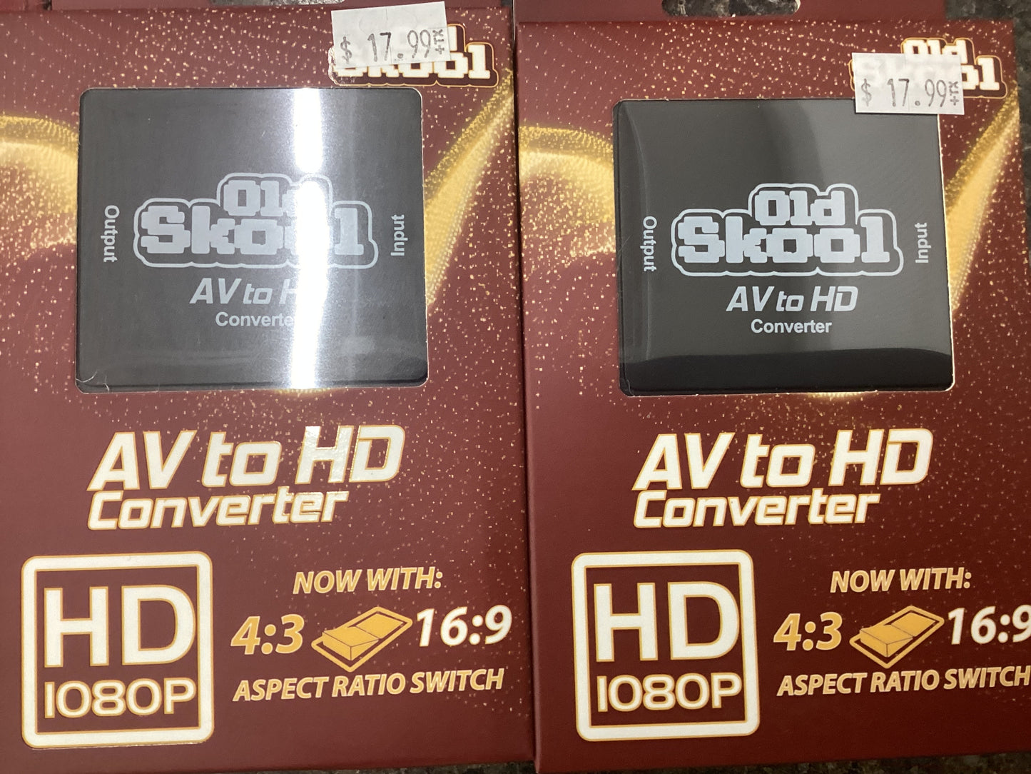 Av to and converter aspect ratio switch