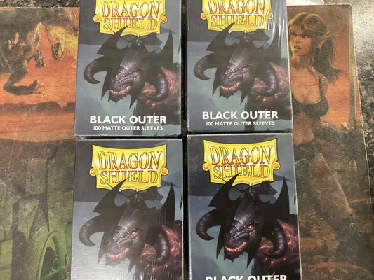 Dragon Shield Black Outer Sleeves