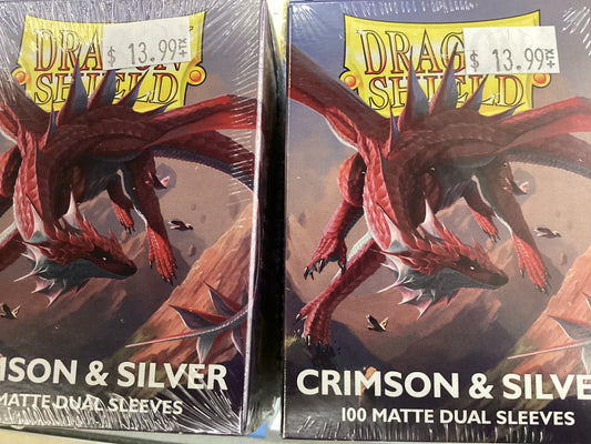 Dragonshield Crimson and Silver