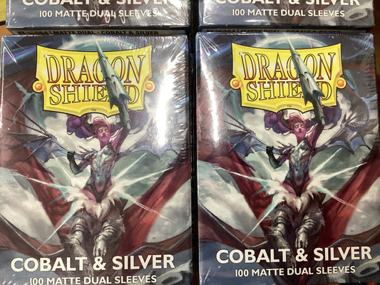 Dragonshield Cobalt and Silver