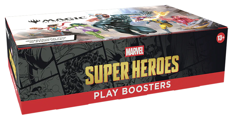Marvel Superheroes  Playbooster Display
