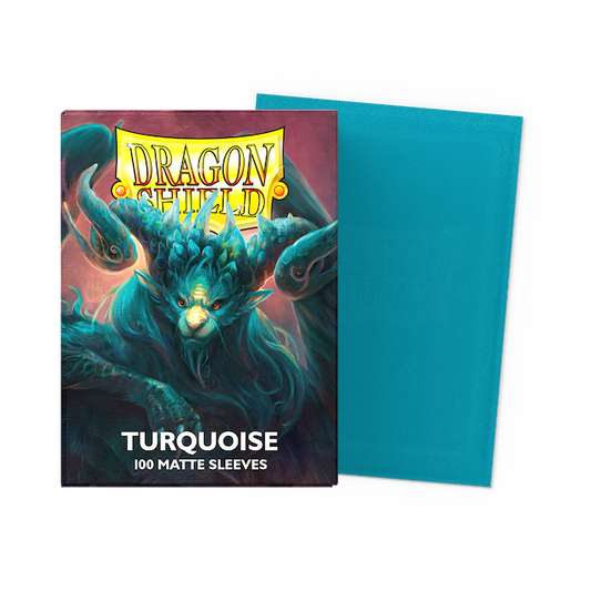 Matte Turquoise 100ct - Dragonshield - Player's Choice