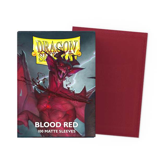 Matte Blood Red 100ct - Dragonshield