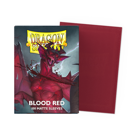 Matte Blood Red 100ct - Dragonshield