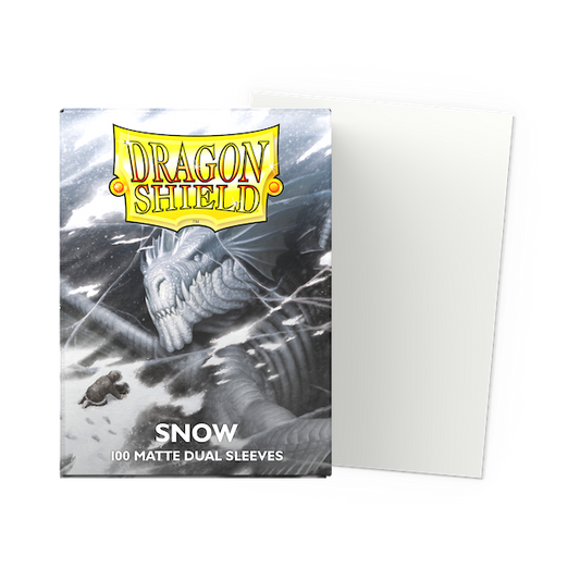 Matte Dual Snow 100ct - Dragonshield